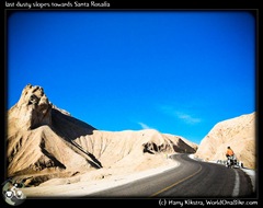 last dusty slopes towards Santa Rosalia