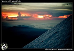 Sunrise at Pico de Orizaba